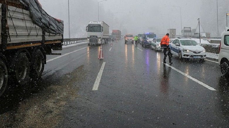 Bolu Dağı geçişinde 58 araç birbirine girdi